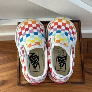 Baby rainbow Vans Sneakers size US 4